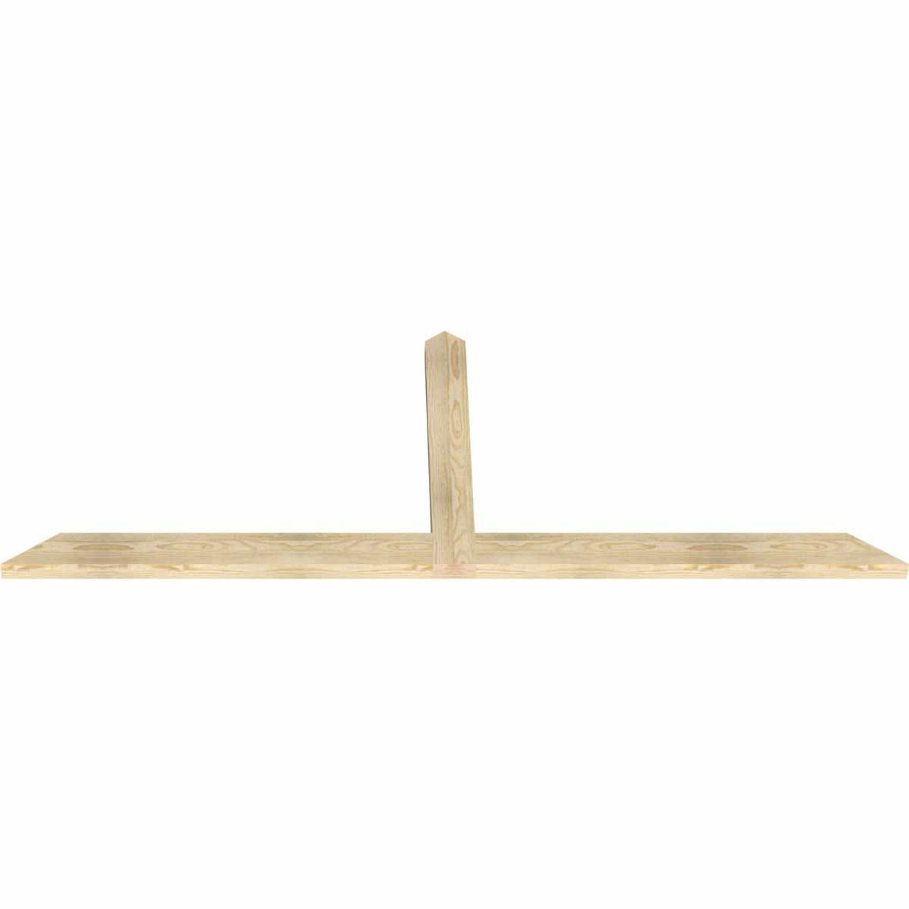 9/12 Pitch Portland Rough Sawn Timber Gable Bracket GBW084X31X0204POR00RDF