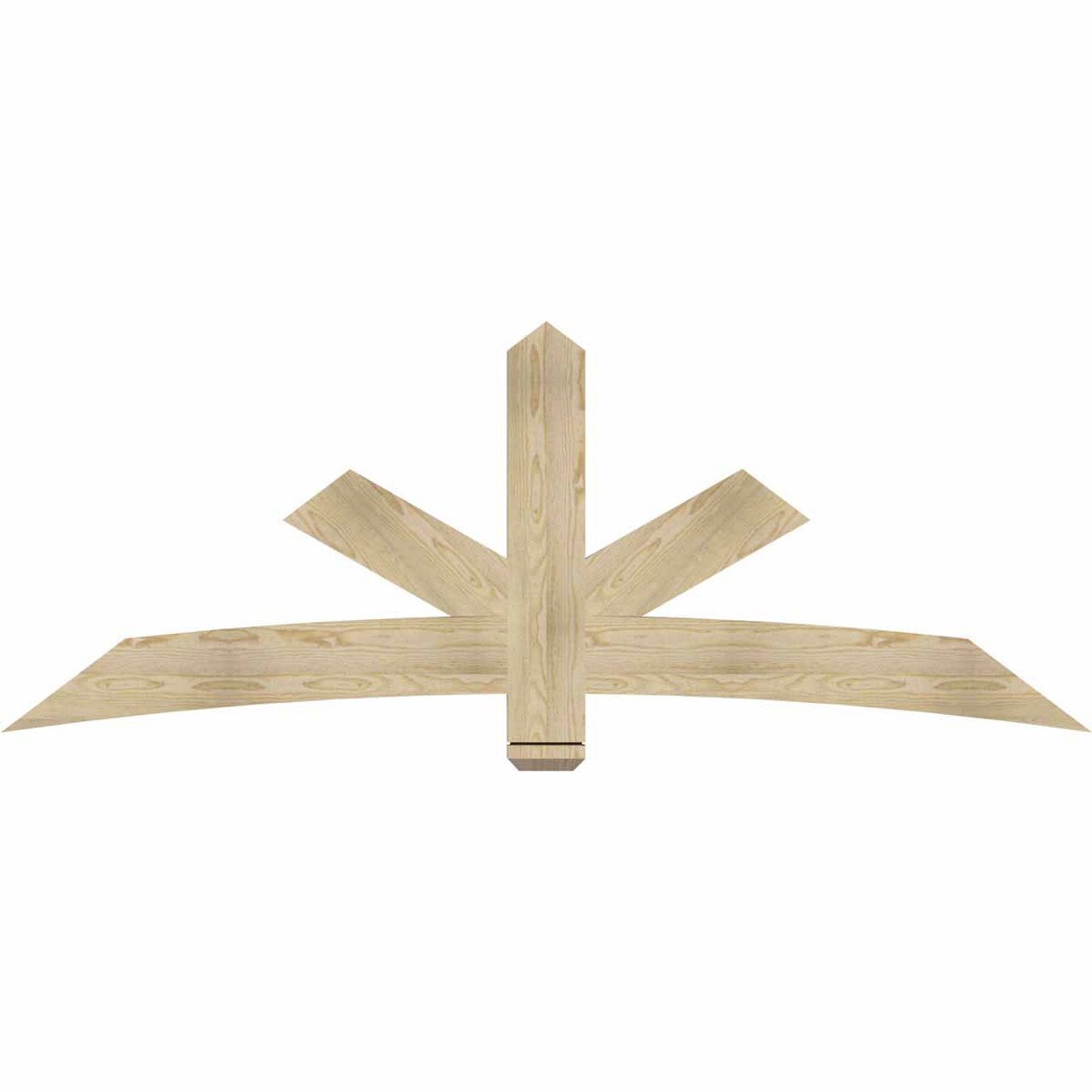 9/12 Pitch Alberta Rough Sawn Timber Gable Bracket GBW084X31X0206ALB00RDF