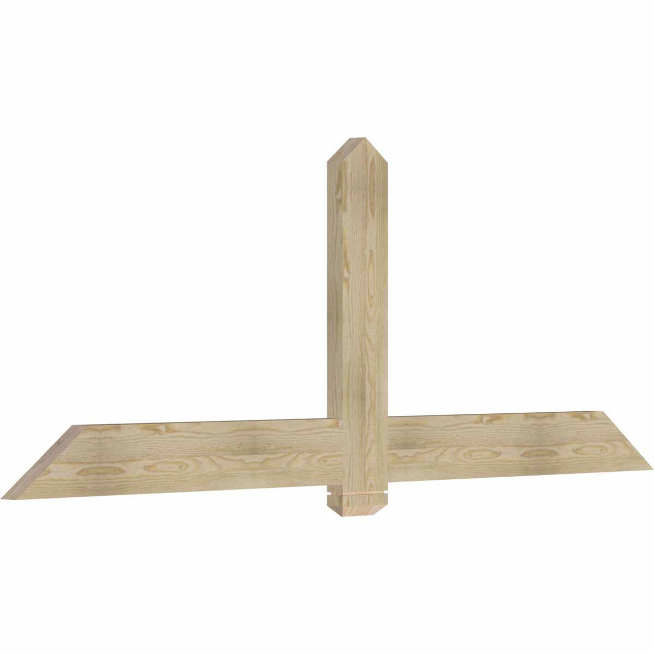 9/12 Pitch Eugene Rough Sawn Timber Gable Bracket GBW084X31X0206EUG00RDF