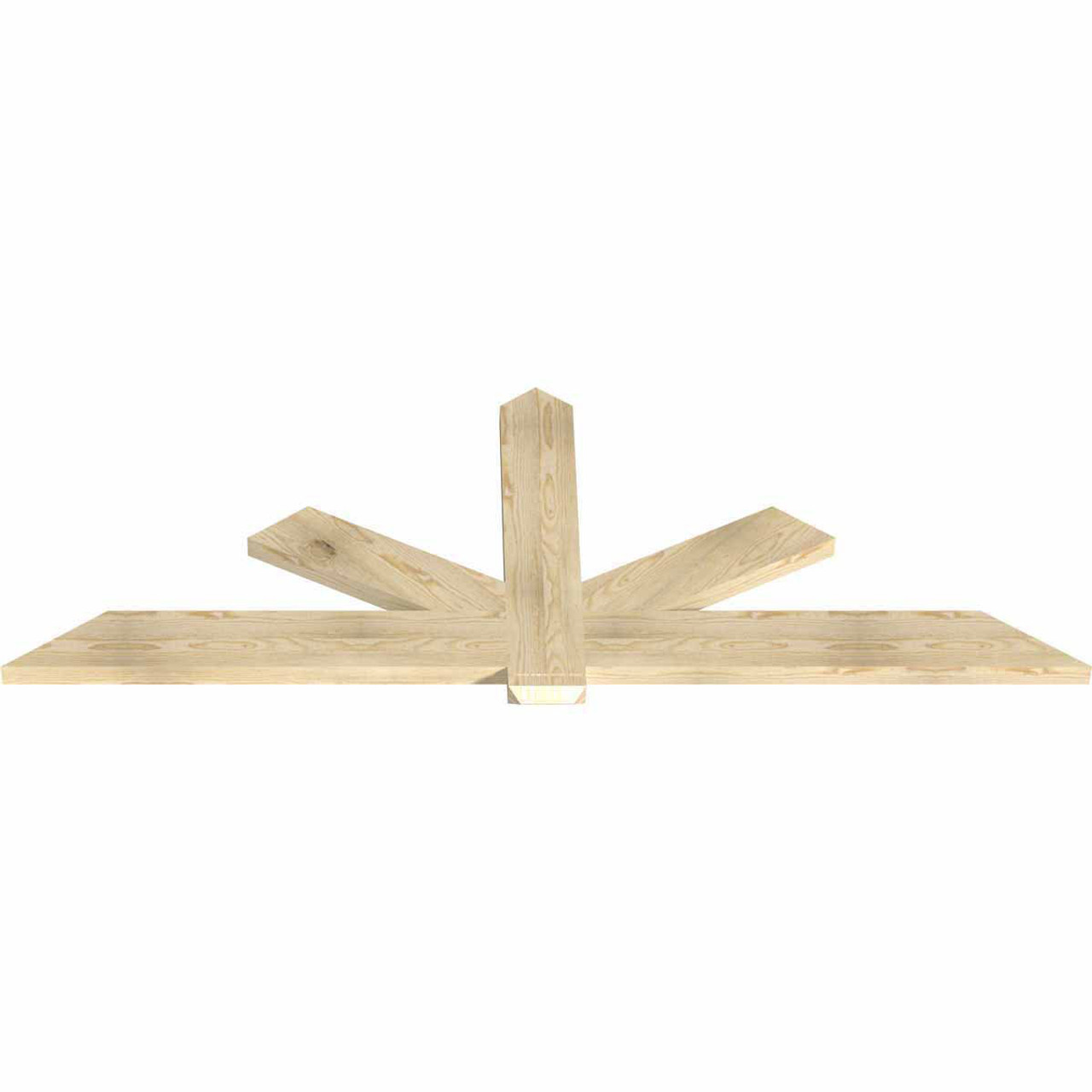 9/12 Pitch Kennewick Rough Sawn Timber Gable Bracket GBW084X31X0206KEN00RDF