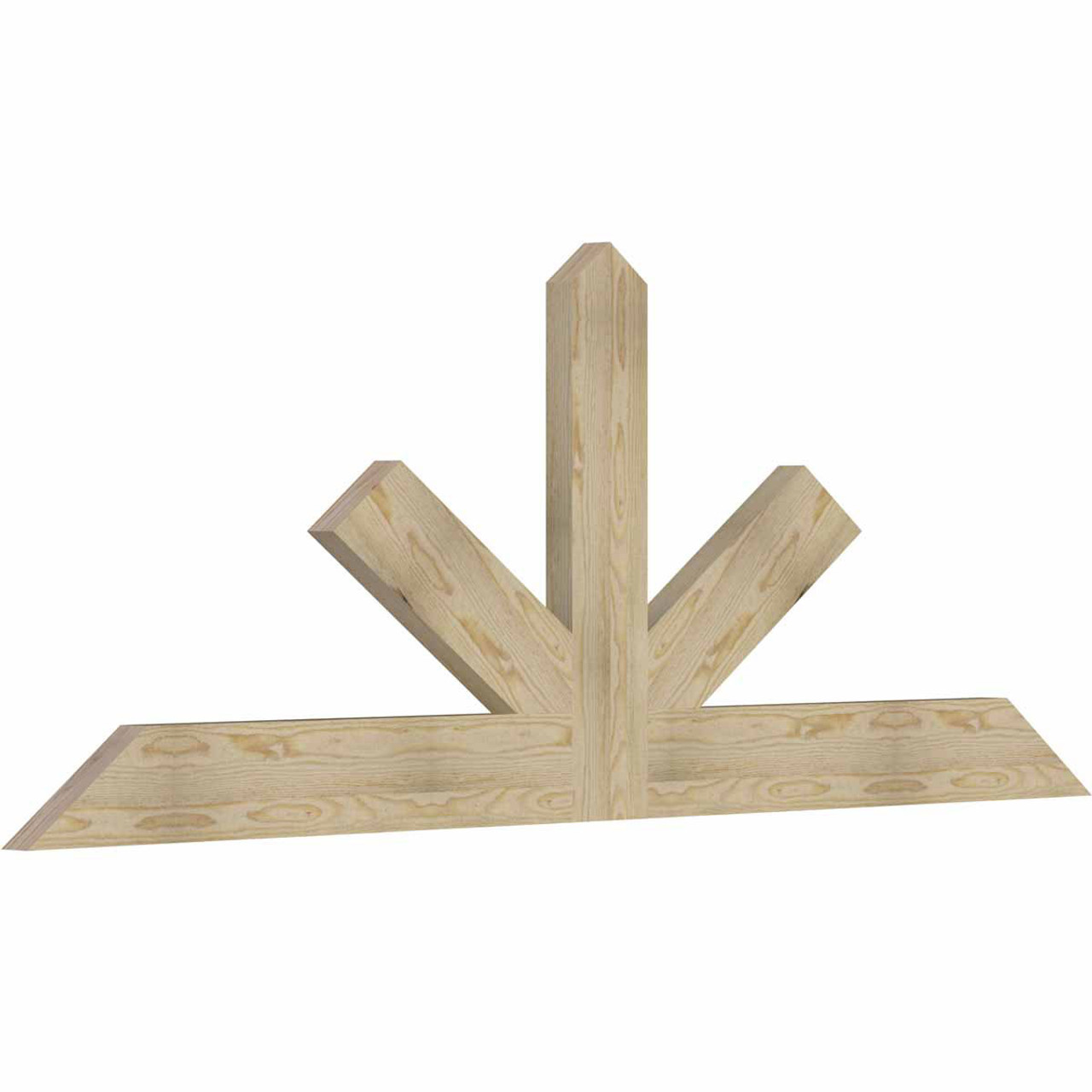 9/12 Pitch Saratoga Rough Sawn Timber Gable Bracket GBW084X31X0206SAR00RDF