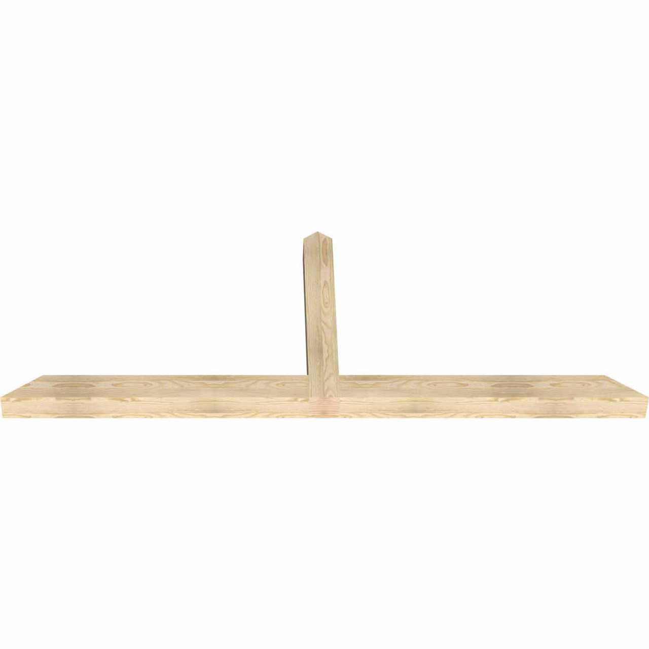 9/12 Pitch Portland Rough Sawn Timber Gable Bracket GBW084X31X0404POR00RDF