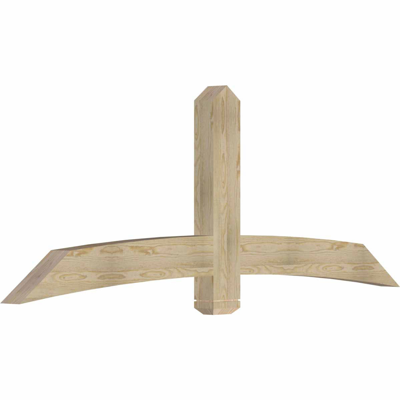 9/12 Pitch Bellingham Rough Sawn Timber Gable Bracket GBW084X31X0406BEL00RDF