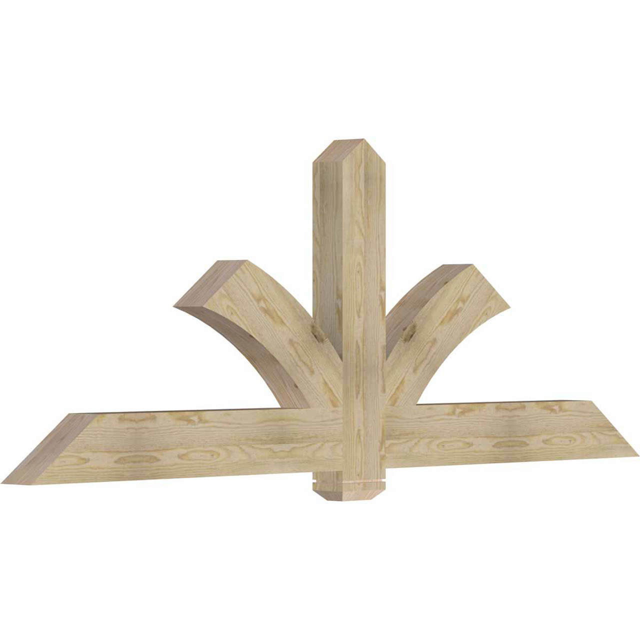 9/12 Pitch Redmond Rough Sawn Timber Gable Bracket GBW084X31X0406RED00RDF