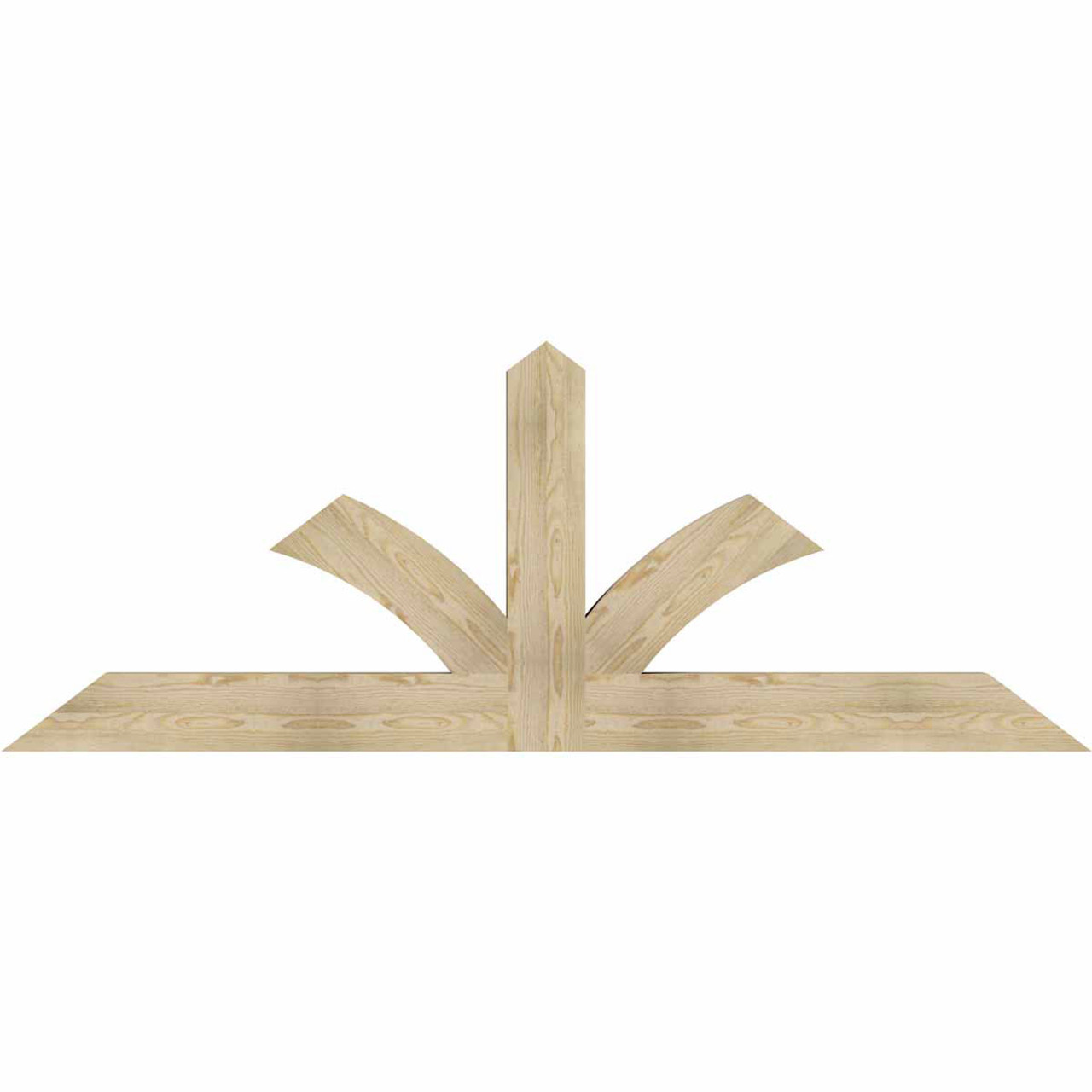 9/12 Pitch Richland Rough Sawn Timber Gable Bracket GBW084X31X0406RIC00RDF