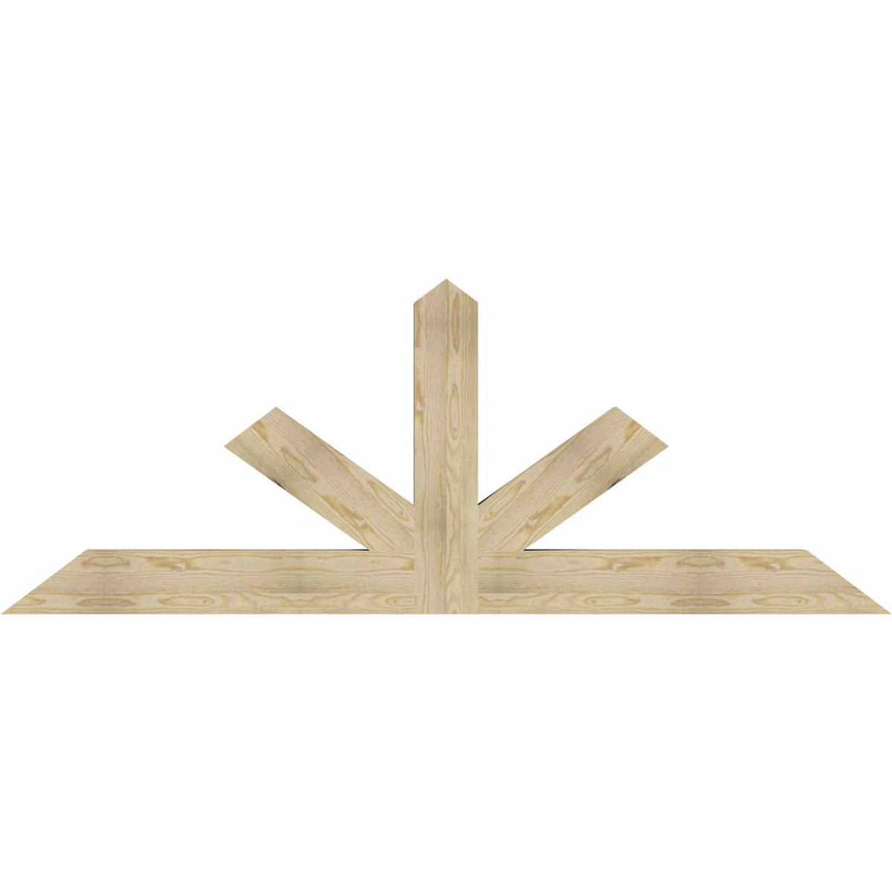 9/12 Pitch Saratoga Rough Sawn Timber Gable Bracket GBW084X31X0406SAR00RDF