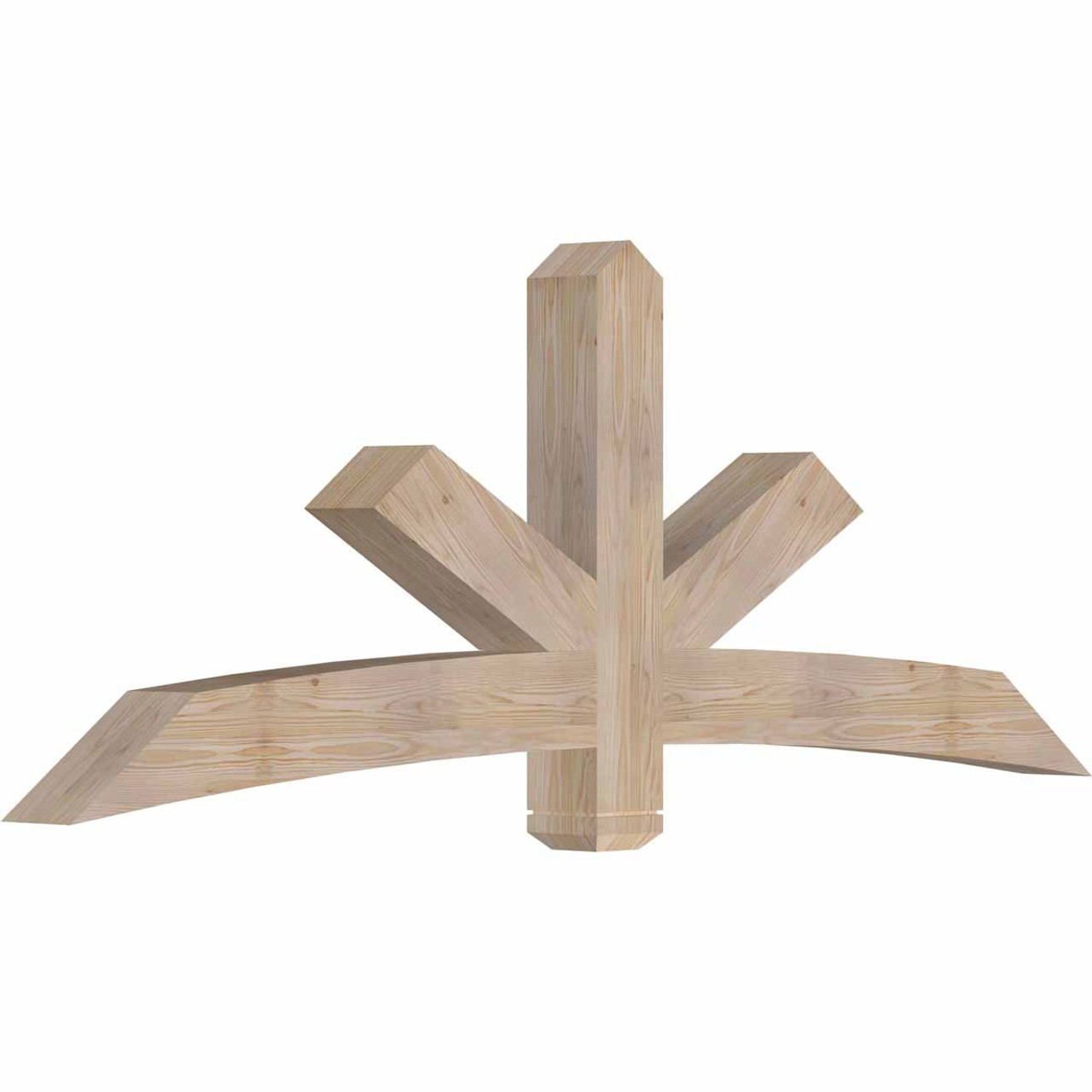 9/12 Pitch Alberta Smooth Timber Gable Bracket GBW084X31X0606ALB00SDF