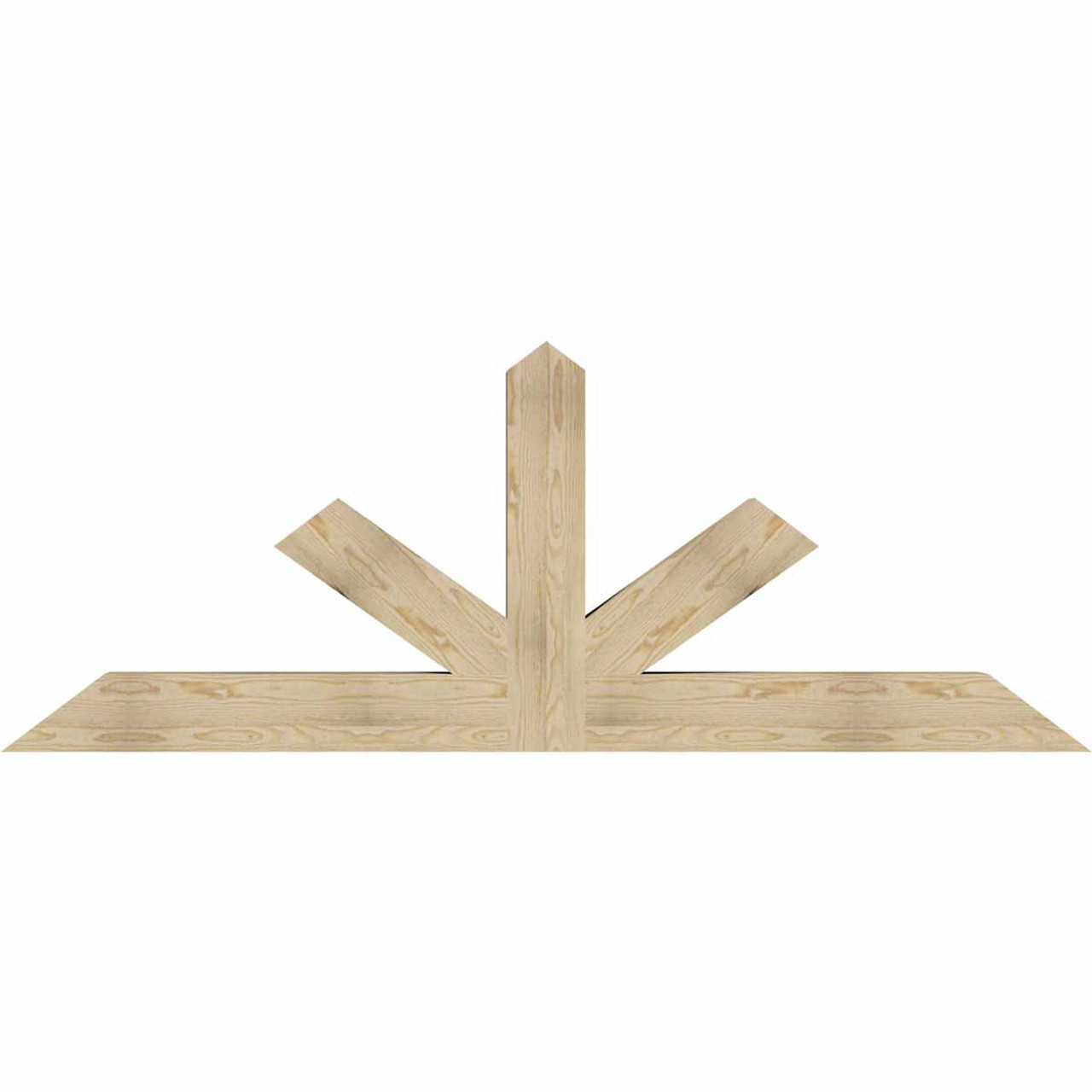 9/12 Pitch Saratoga Rough Sawn Timber Gable Bracket GBW084X31X0606SAR00RDF