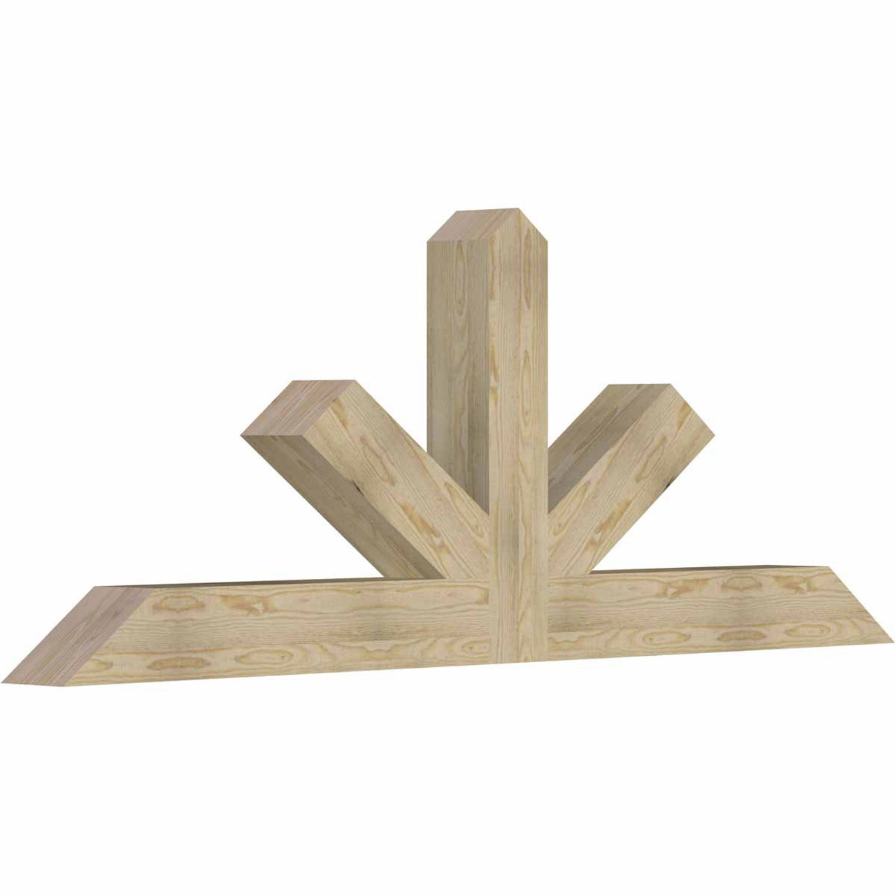 9/12 Pitch Saratoga Rough Sawn Timber Gable Bracket GBW084X31X0606SAR00RDF