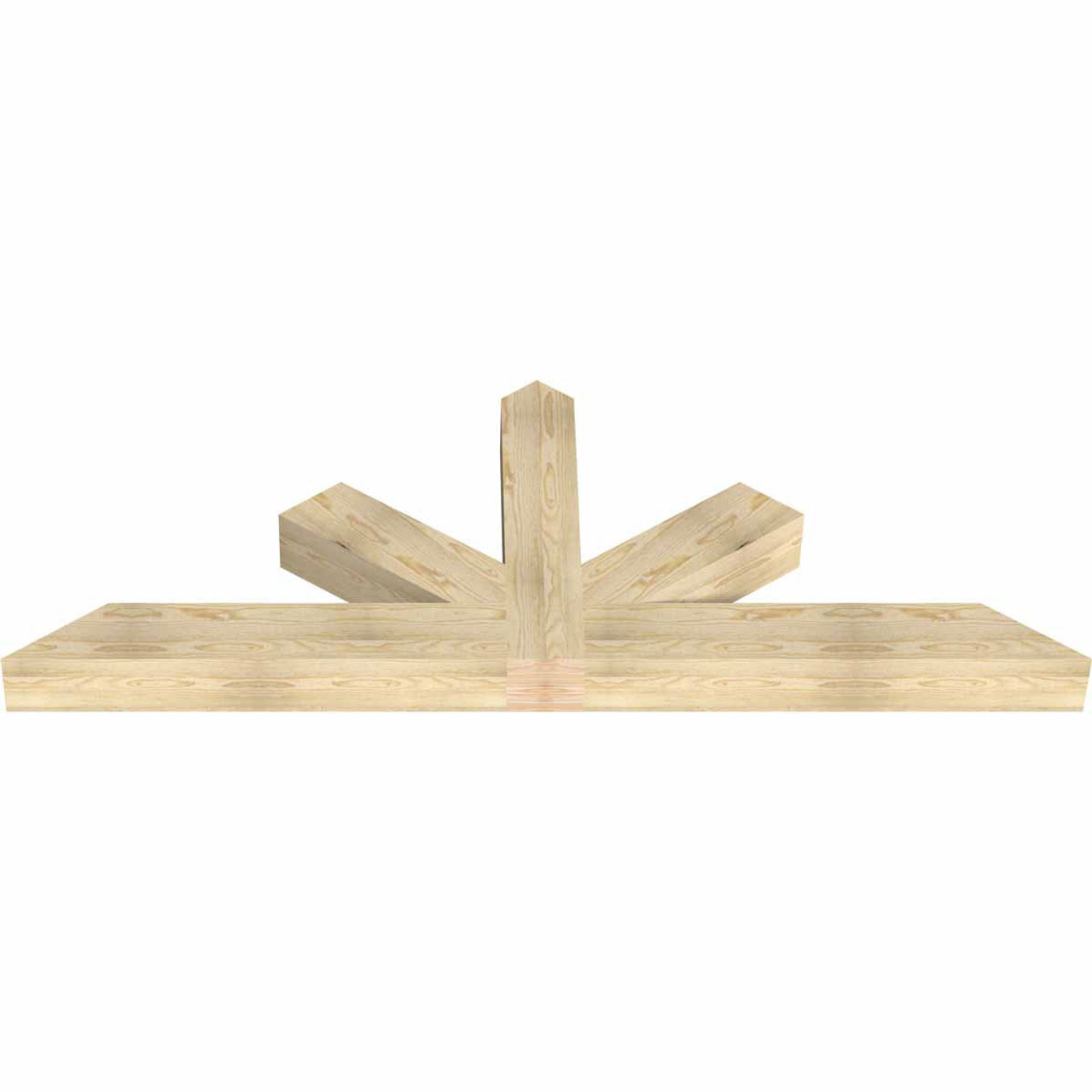 9/12 Pitch Saratoga Rough Sawn Timber Gable Bracket GBW084X31X0606SAR00RDF