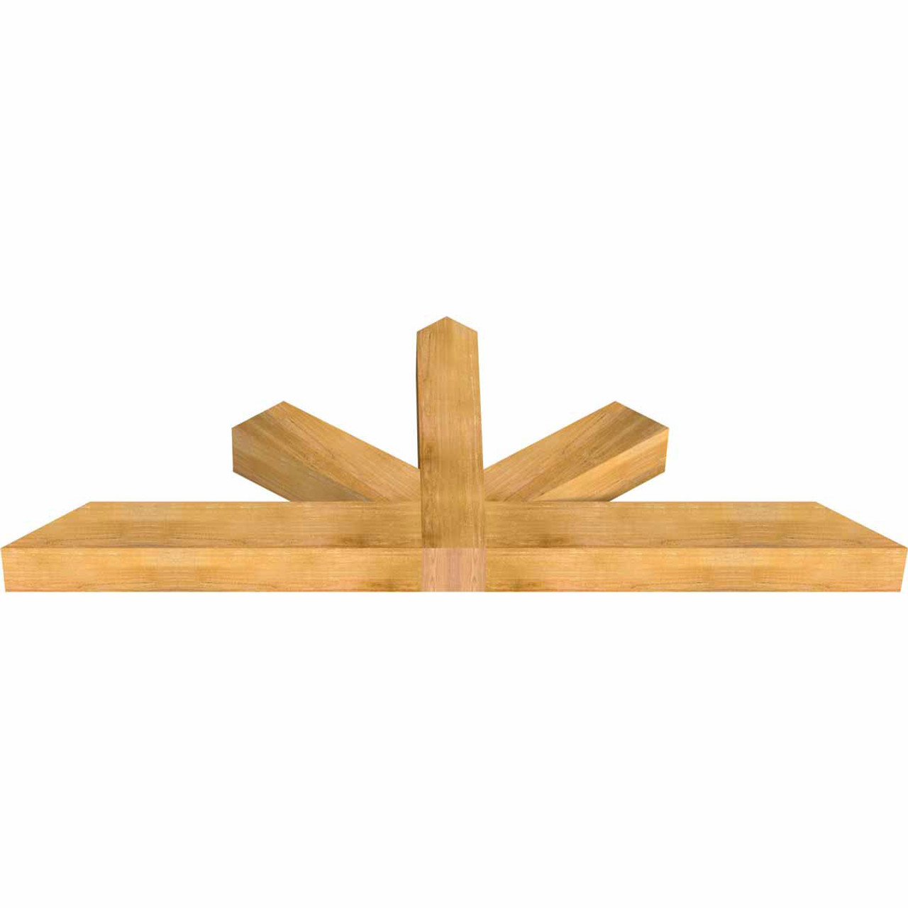 9/12 Pitch Saratoga Rough Sawn Timber Gable Bracket GBW084X31X0606SAR00RWR