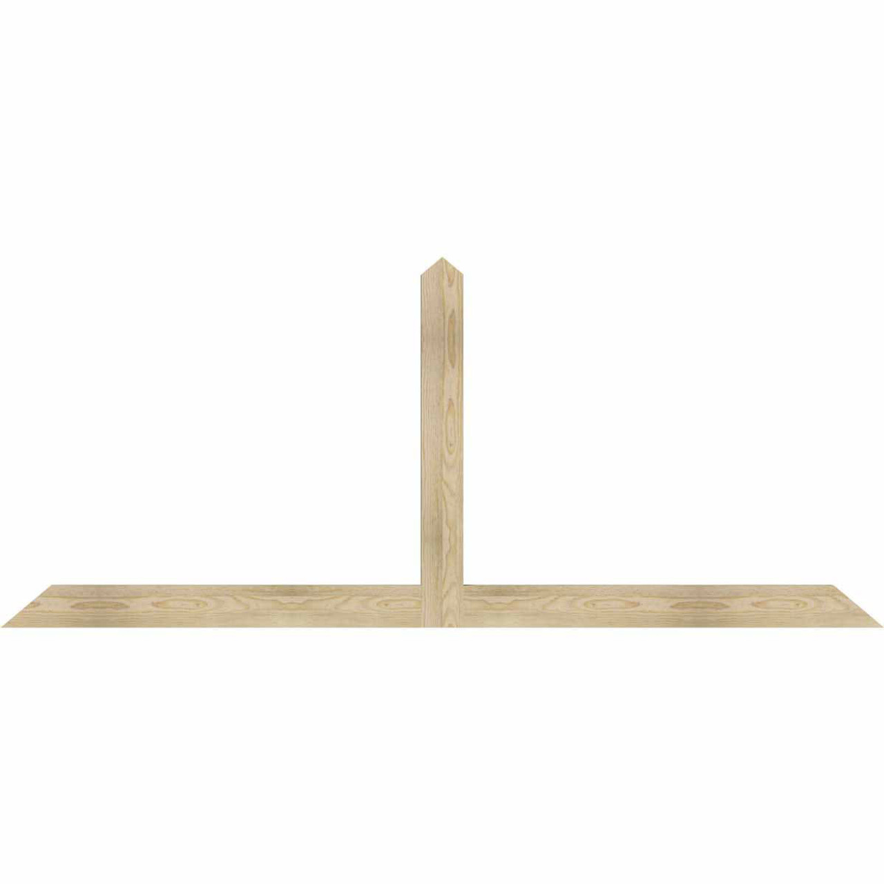 10/12 Pitch Portland Rough Sawn Timber Gable Bracket GBW084X35X0204POR00RDF