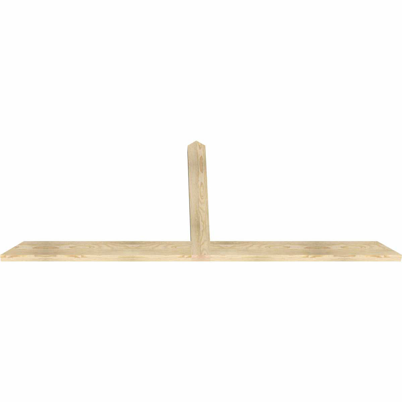 10/12 Pitch Portland Rough Sawn Timber Gable Bracket GBW084X35X0204POR00RDF