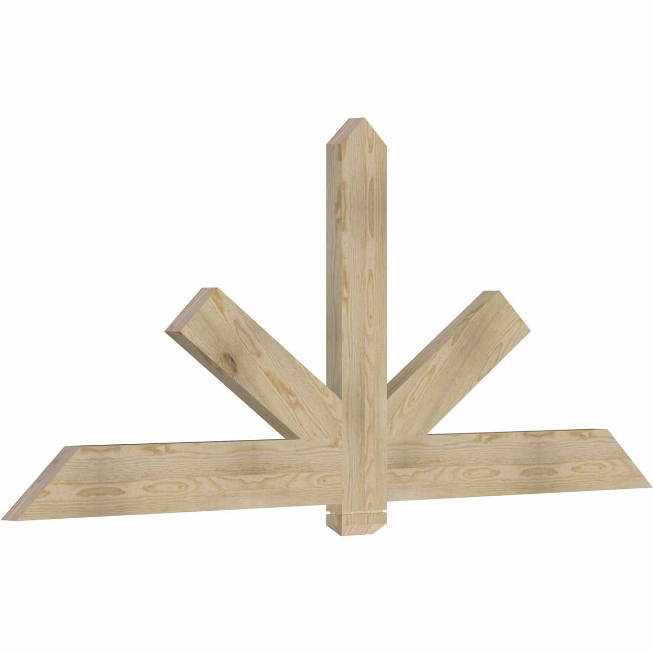 10/12 Pitch Kennewick Rough Sawn Timber Gable Bracket GBW084X35X0206KEN00RDF