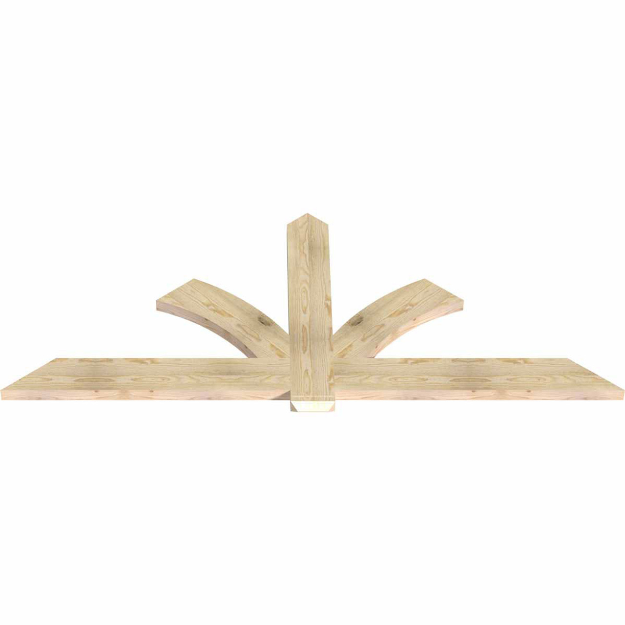 10/12 Pitch Redmond Rough Sawn Timber Gable Bracket GBW084X35X0206RED00RDF