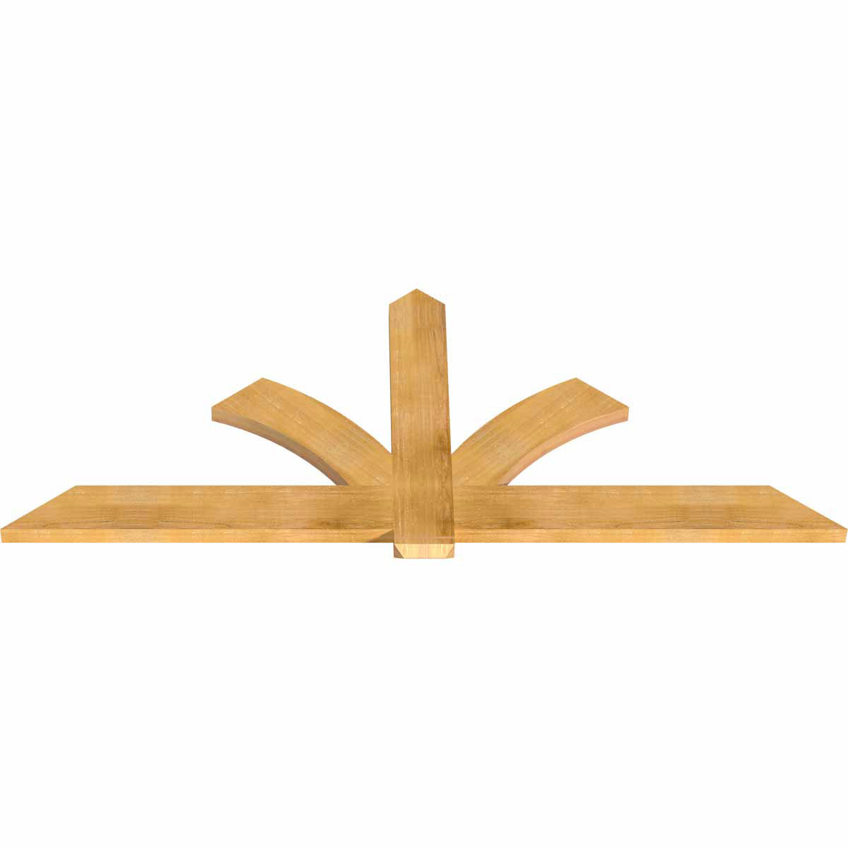 10/12 Pitch Redmond Rough Sawn Timber Gable Bracket GBW084X35X0206RED00RWR