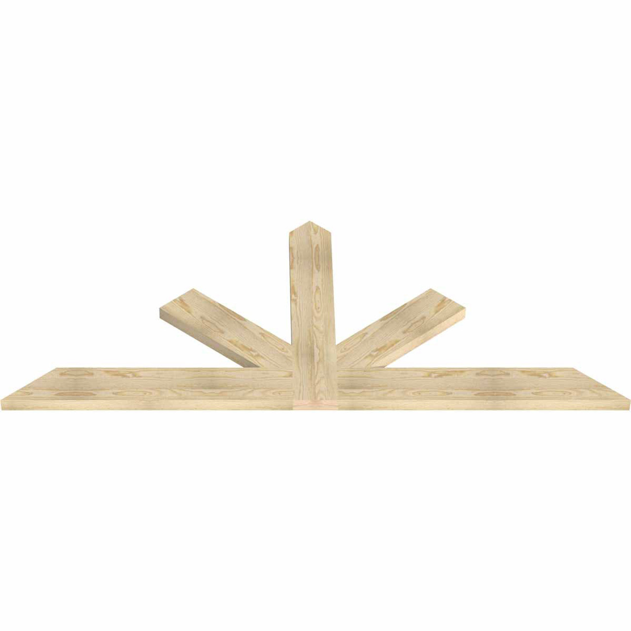 10/12 Pitch Saratoga Rough Sawn Timber Gable Bracket GBW084X35X0206SAR00RDF