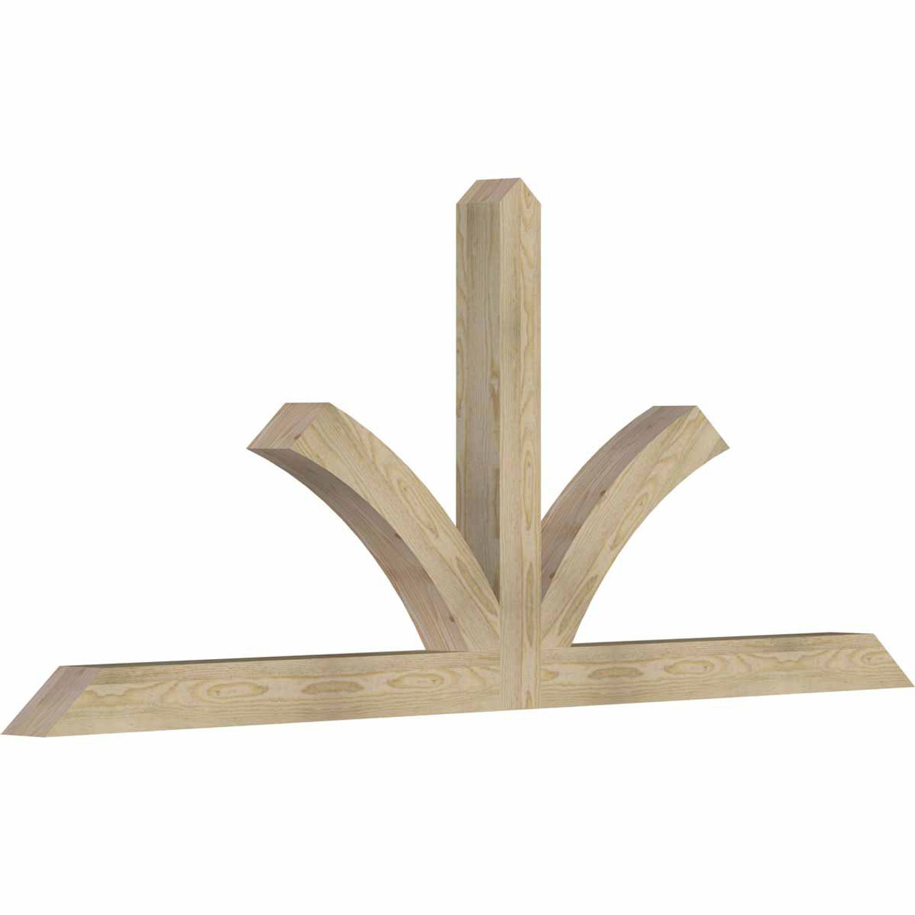 10/12 Pitch Richland Rough Sawn Timber Gable Bracket GBW084X35X0404RIC00RDF