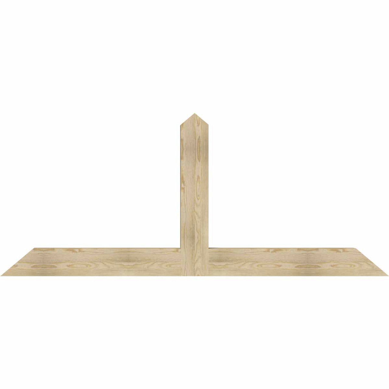 10/12 Pitch Portland Rough Sawn Timber Gable Bracket GBW084X35X0406POR00RDF