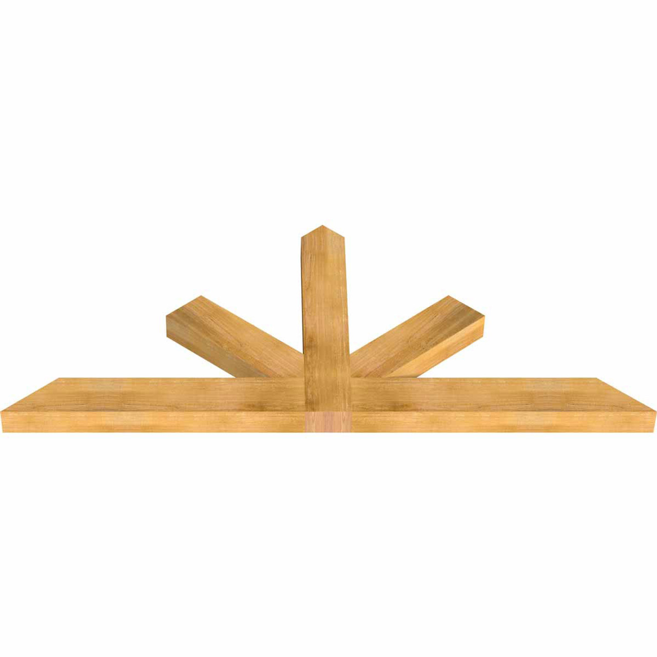 10/12 Pitch Saratoga Rough Sawn Timber Gable Bracket GBW084X35X0406SAR00RWR