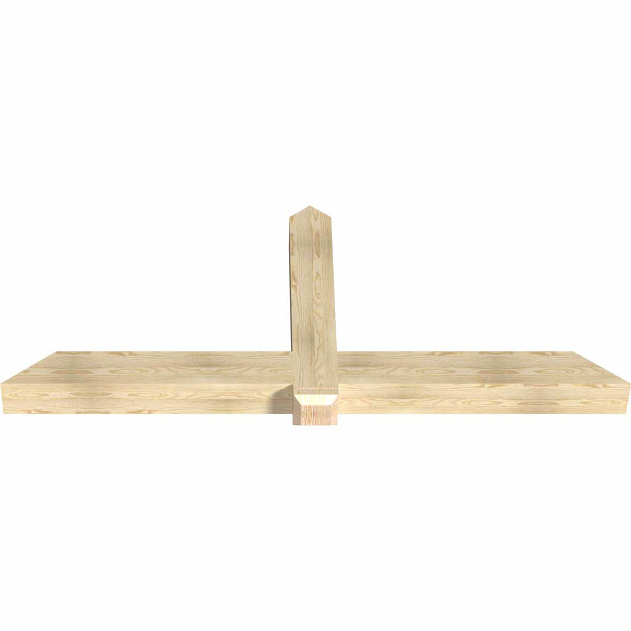 10/12 Pitch Eugene Rough Sawn Timber Gable Bracket GBW084X35X0606EUG00RDF