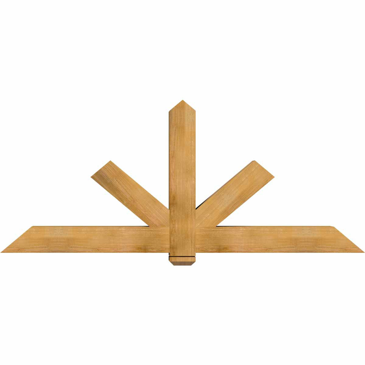 10/12 Pitch Kennewick Rough Sawn Timber Gable Bracket GBW084X35X0606KEN00RWR