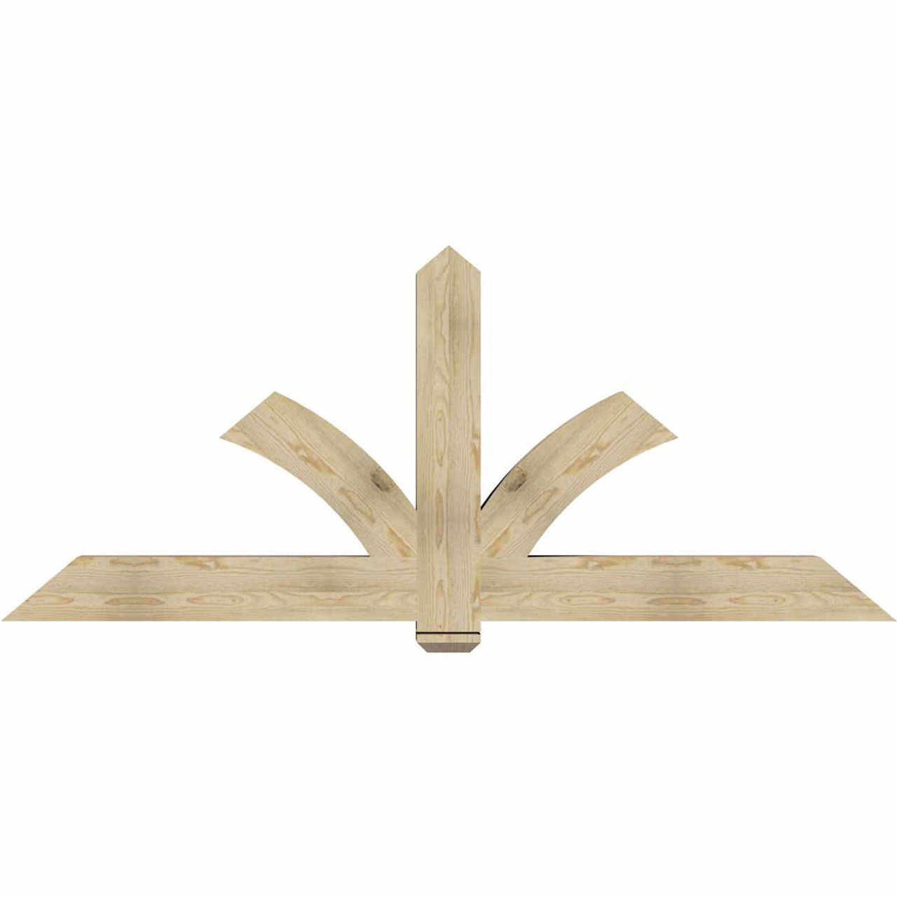 10/12 Pitch Redmond Rough Sawn Timber Gable Bracket GBW084X35X0606RED00RDF