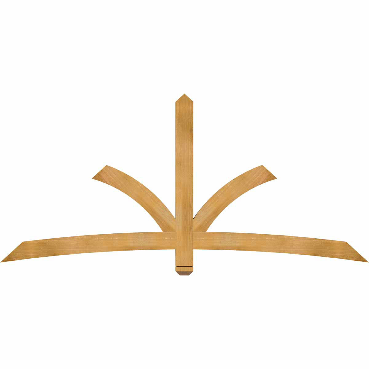 11/12 Pitch Davenport Rough Sawn Timber Gable Bracket GBW084X38X0204DAV00RWR