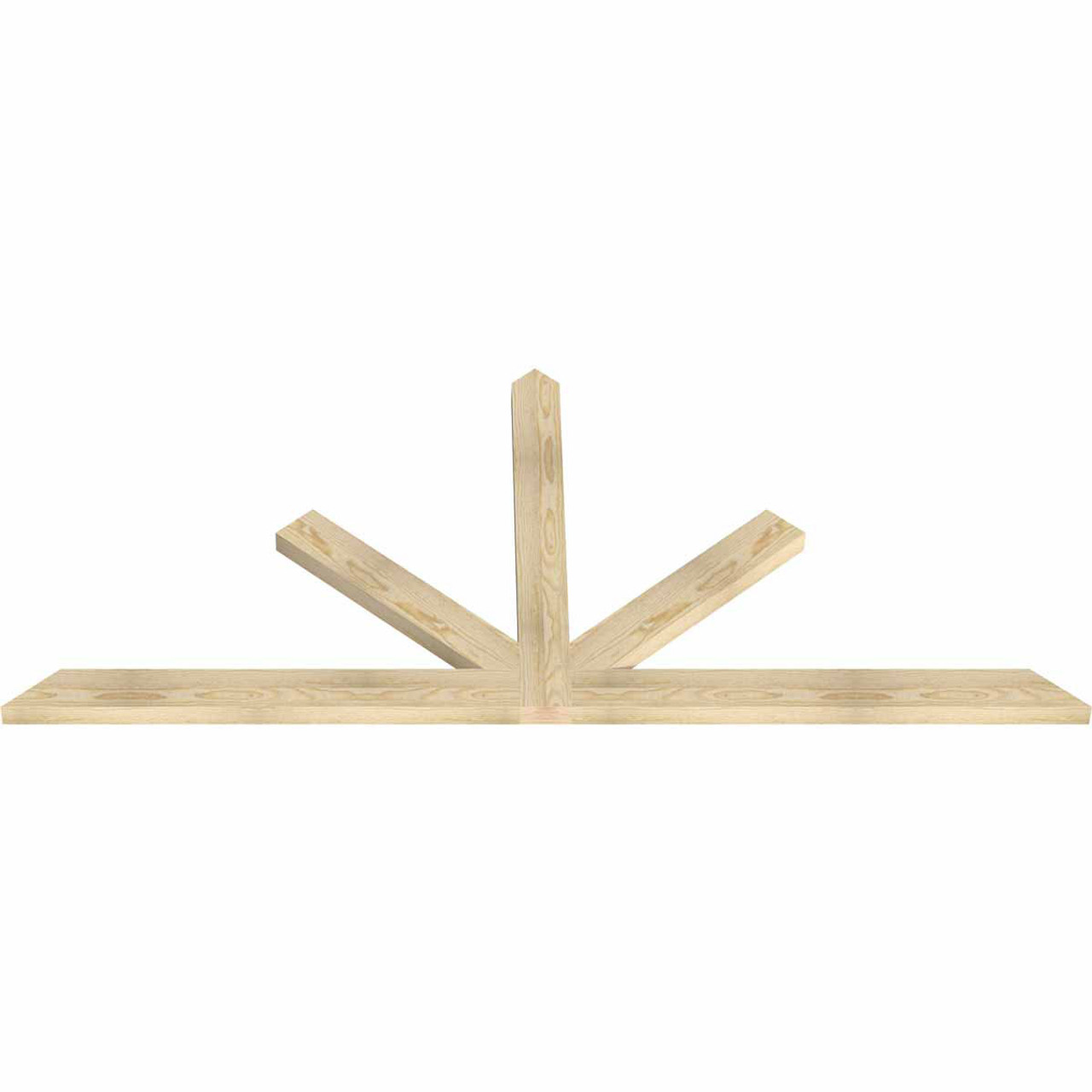 11/12 Pitch Saratoga Rough Sawn Timber Gable Bracket GBW084X38X0204SAR00RDF