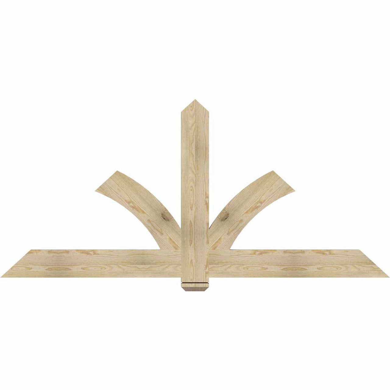 11/12 Pitch Redmond Rough Sawn Timber Gable Bracket GBW084X38X0206RED00RDF