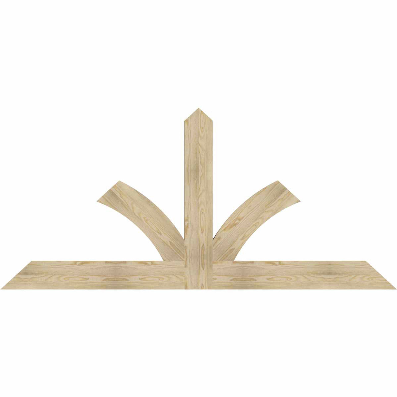 11/12 Pitch Richland Rough Sawn Timber Gable Bracket GBW084X38X0206RIC00RDF