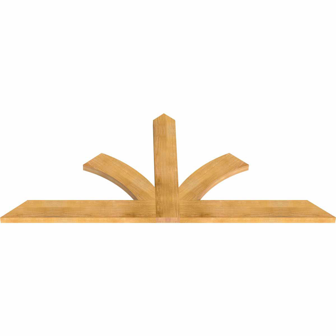 11/12 Pitch Richland Rough Sawn Timber Gable Bracket GBW084X38X0206RIC00RWR