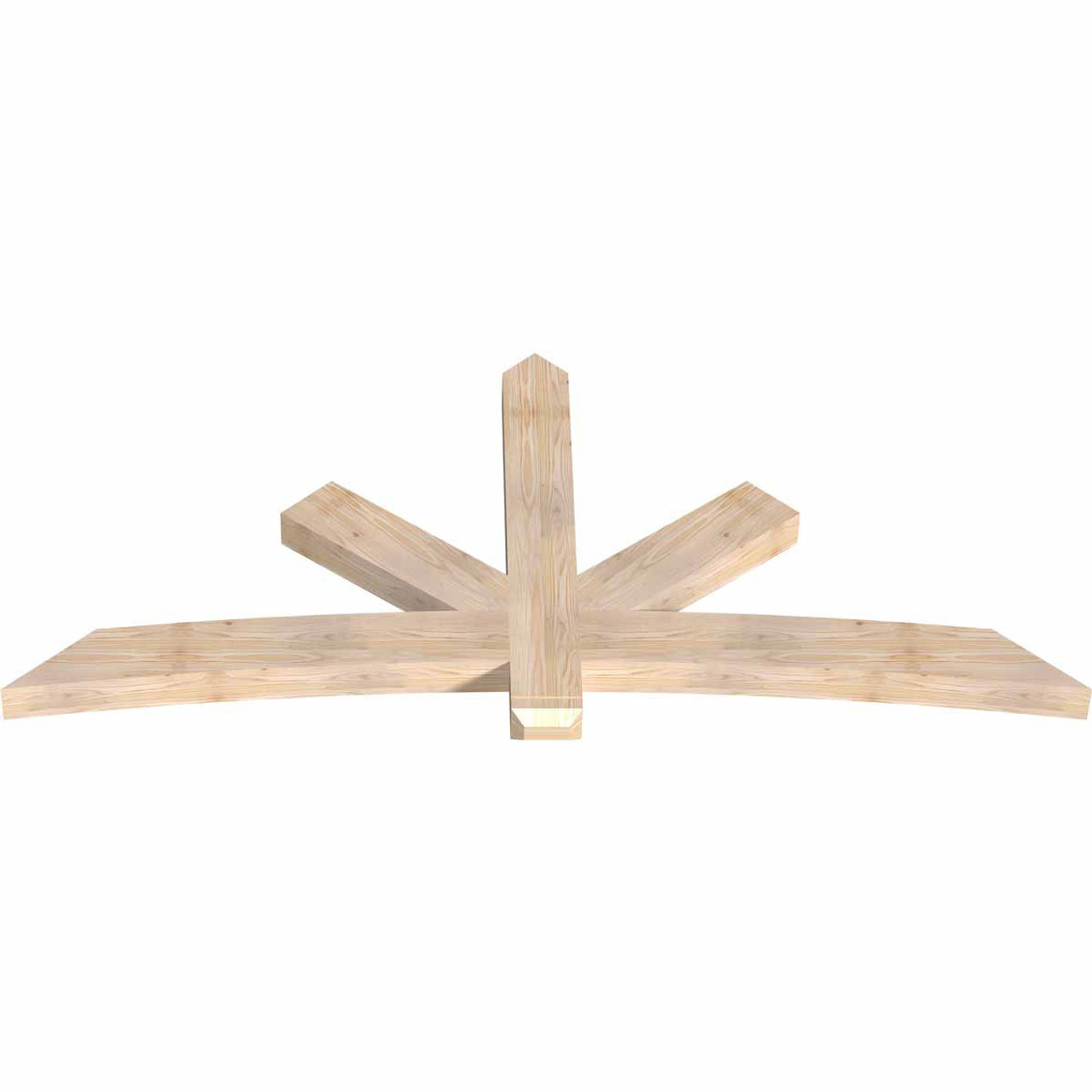 11/12 Pitch Alberta Smooth Timber Gable Bracket GBW084X38X0406ALB00SDF