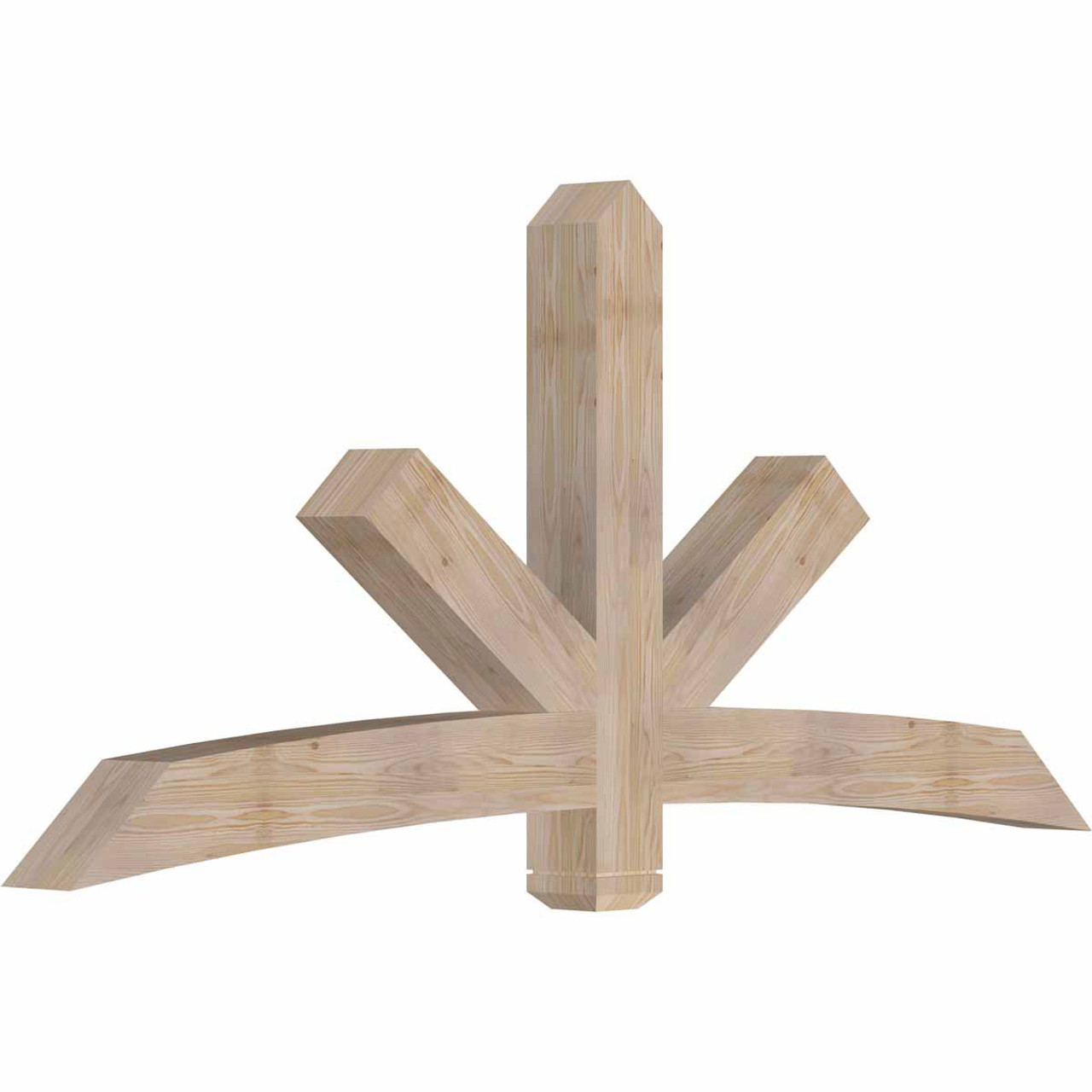 11/12 Pitch Alberta Smooth Timber Gable Bracket GBW084X38X0606ALB00SDF