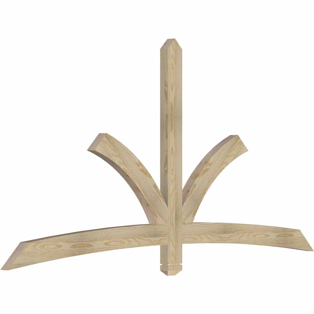 12/12 Pitch Davenport Rough Sawn Timber Gable Bracket GBW084X42X0204DAV00RDF