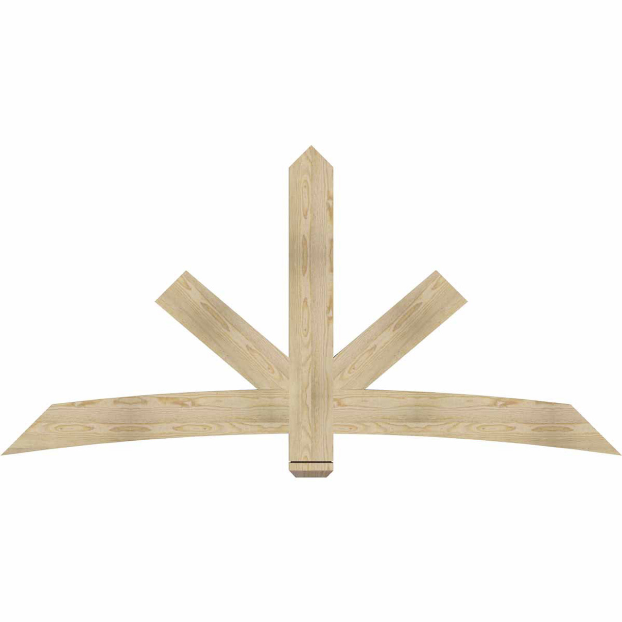 12/12 Pitch Alberta Rough Sawn Timber Gable Bracket GBW084X42X0206ALB00RDF