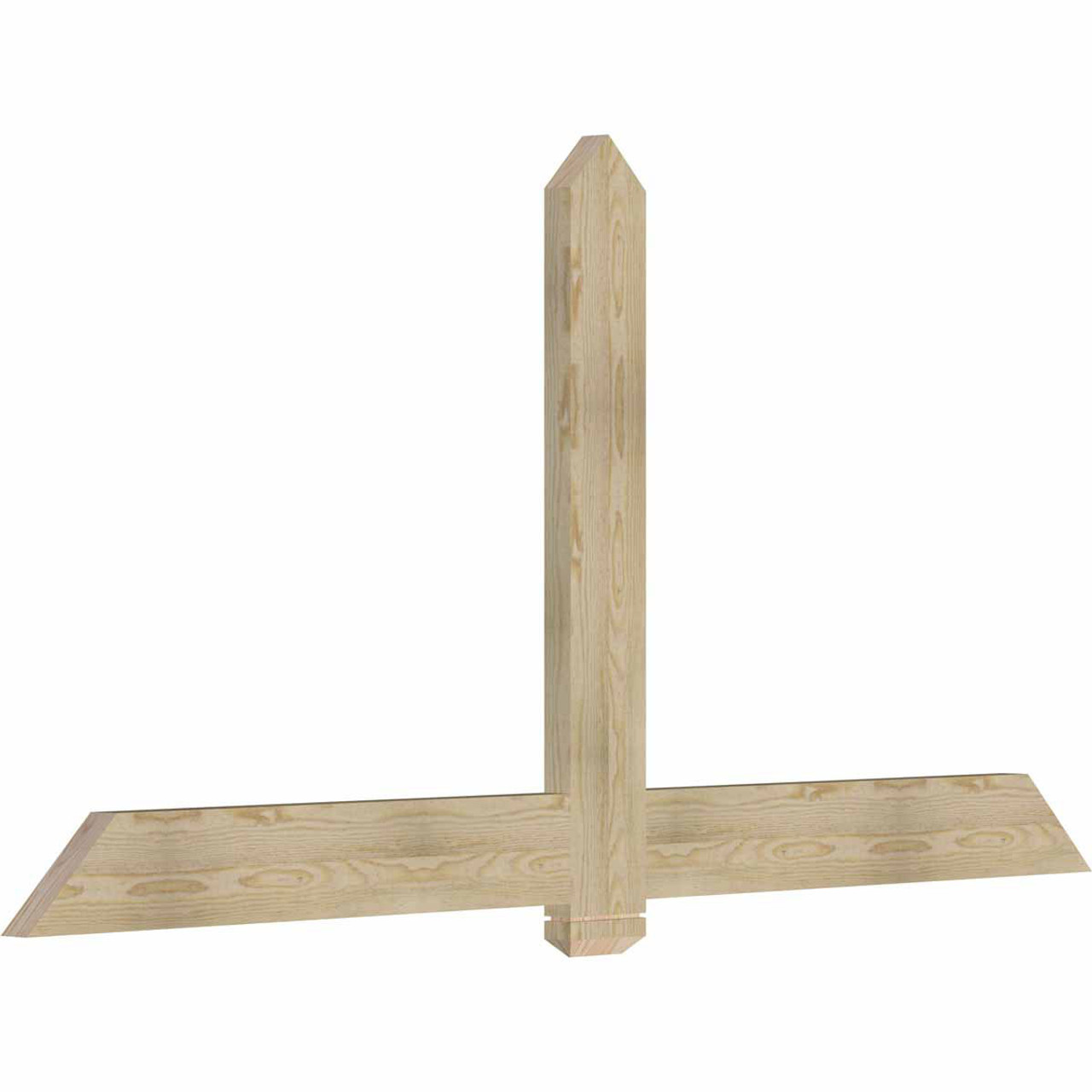 12/12 Pitch Eugene Rough Sawn Timber Gable Bracket GBW084X42X0206EUG00RDF