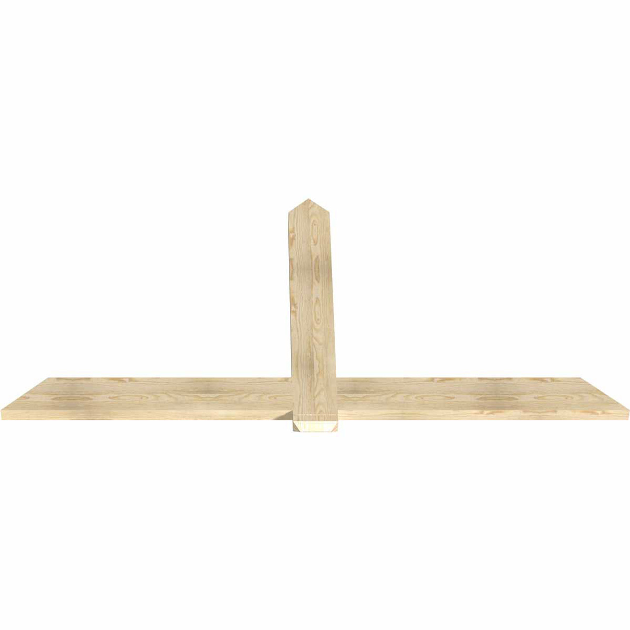 12/12 Pitch Eugene Rough Sawn Timber Gable Bracket GBW084X42X0206EUG00RDF