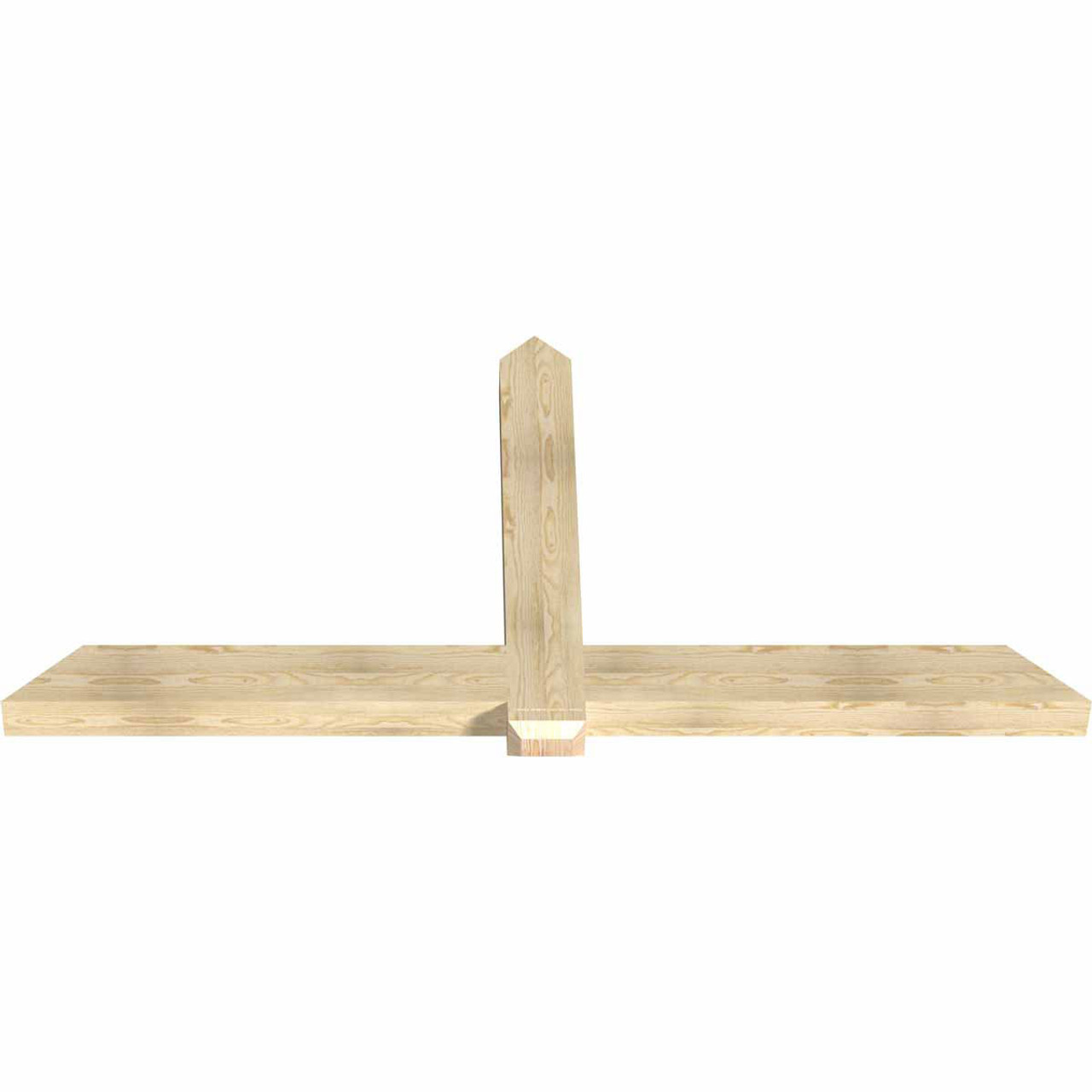 12/12 Pitch Eugene Rough Sawn Timber Gable Bracket GBW084X42X0406EUG00RDF