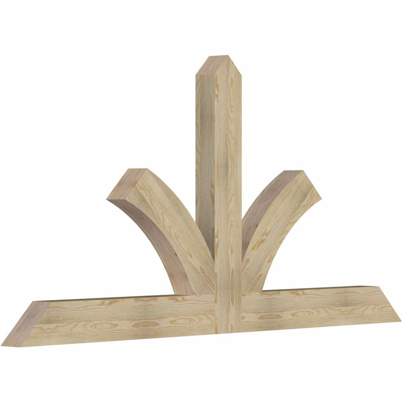 12/12 Pitch Richland Rough Sawn Timber Gable Bracket GBW084X42X0406RIC00RDF