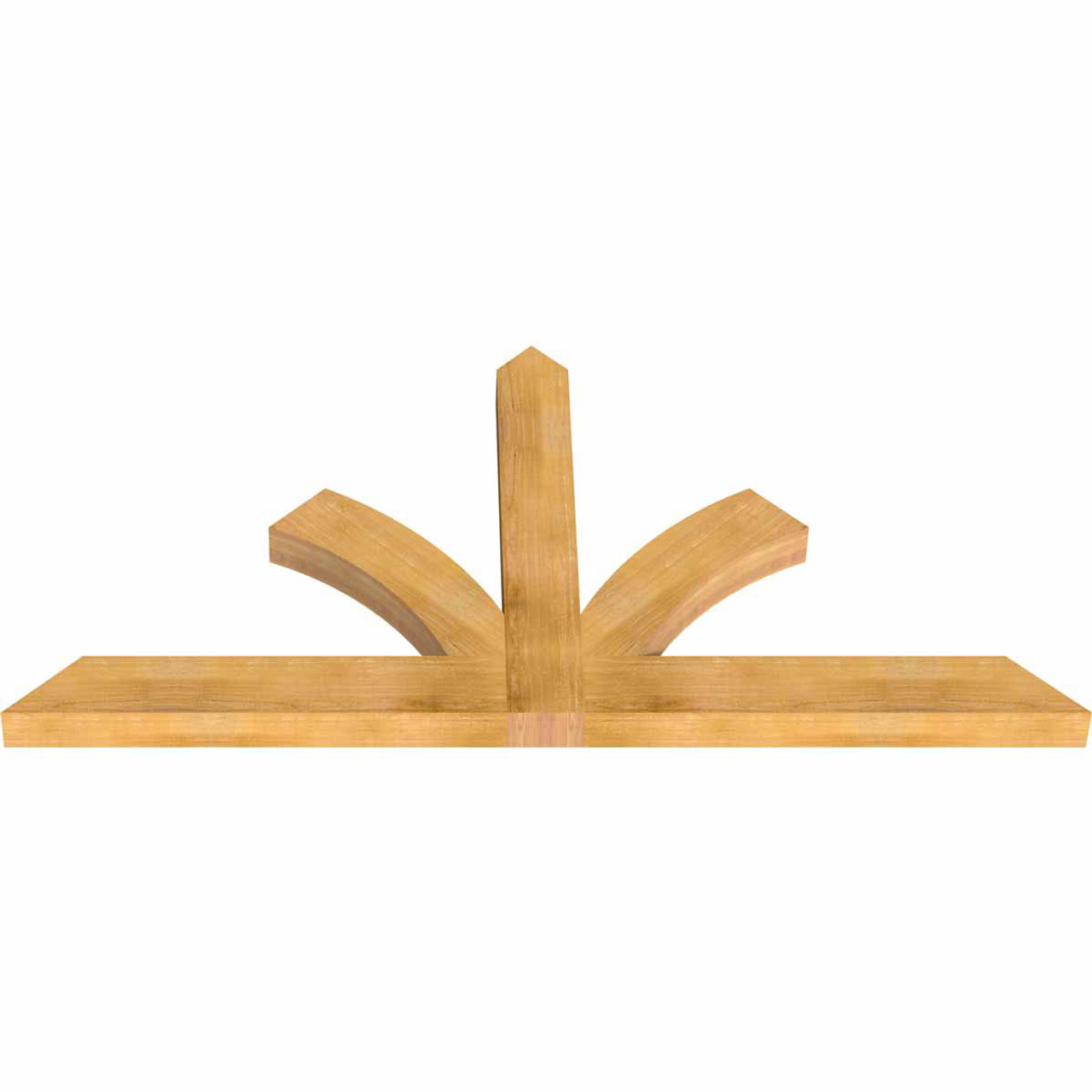 12/12 Pitch Richland Rough Sawn Timber Gable Bracket GBW084X42X0406RIC00RWR