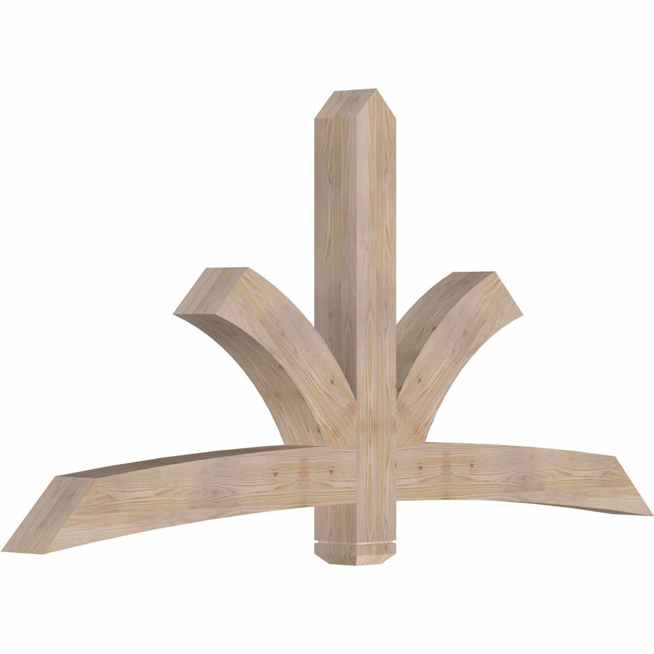 12/12 Pitch Davenport Smooth Timber Gable Bracket GBW084X42X0606DAV00SDF