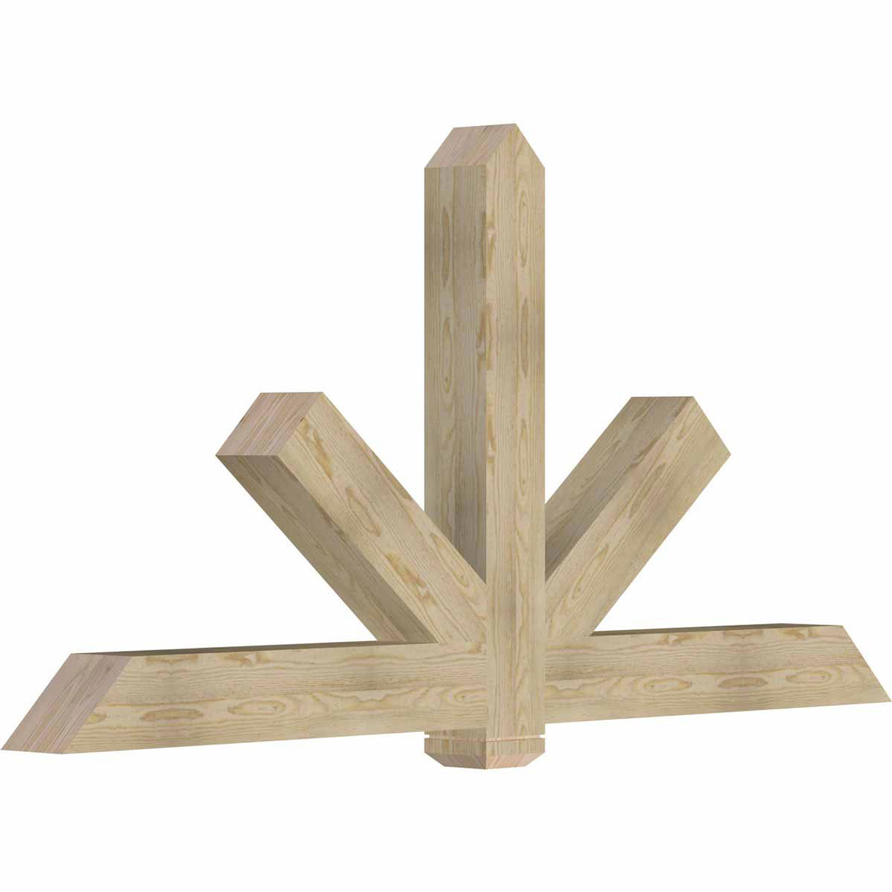 12/12 Pitch Kennewick Rough Sawn Timber Gable Bracket GBW084X42X0606KEN00RDF