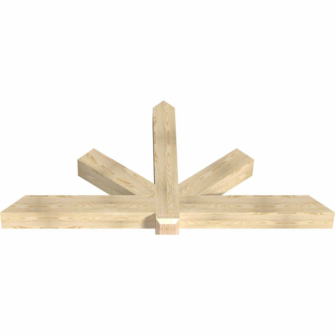 12/12 Pitch Kennewick Rough Sawn Timber Gable Bracket GBW084X42X0606KEN00RDF