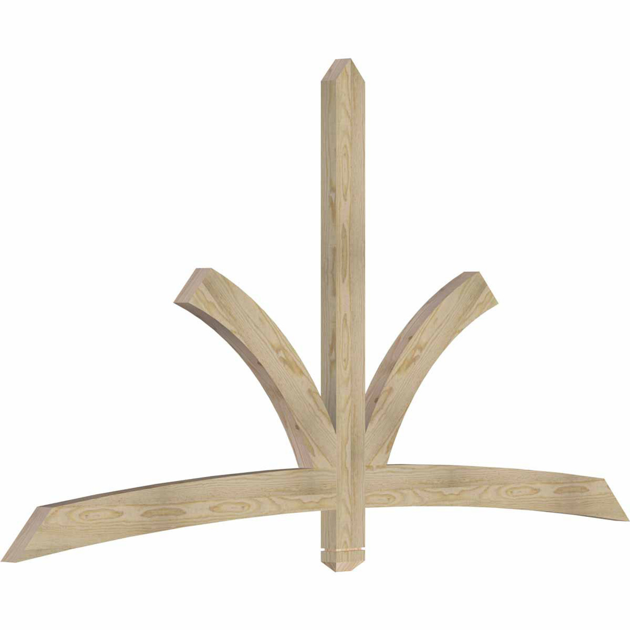 13/12 Pitch Davenport Rough Sawn Timber Gable Bracket GBW084X45X0204DAV00RDF