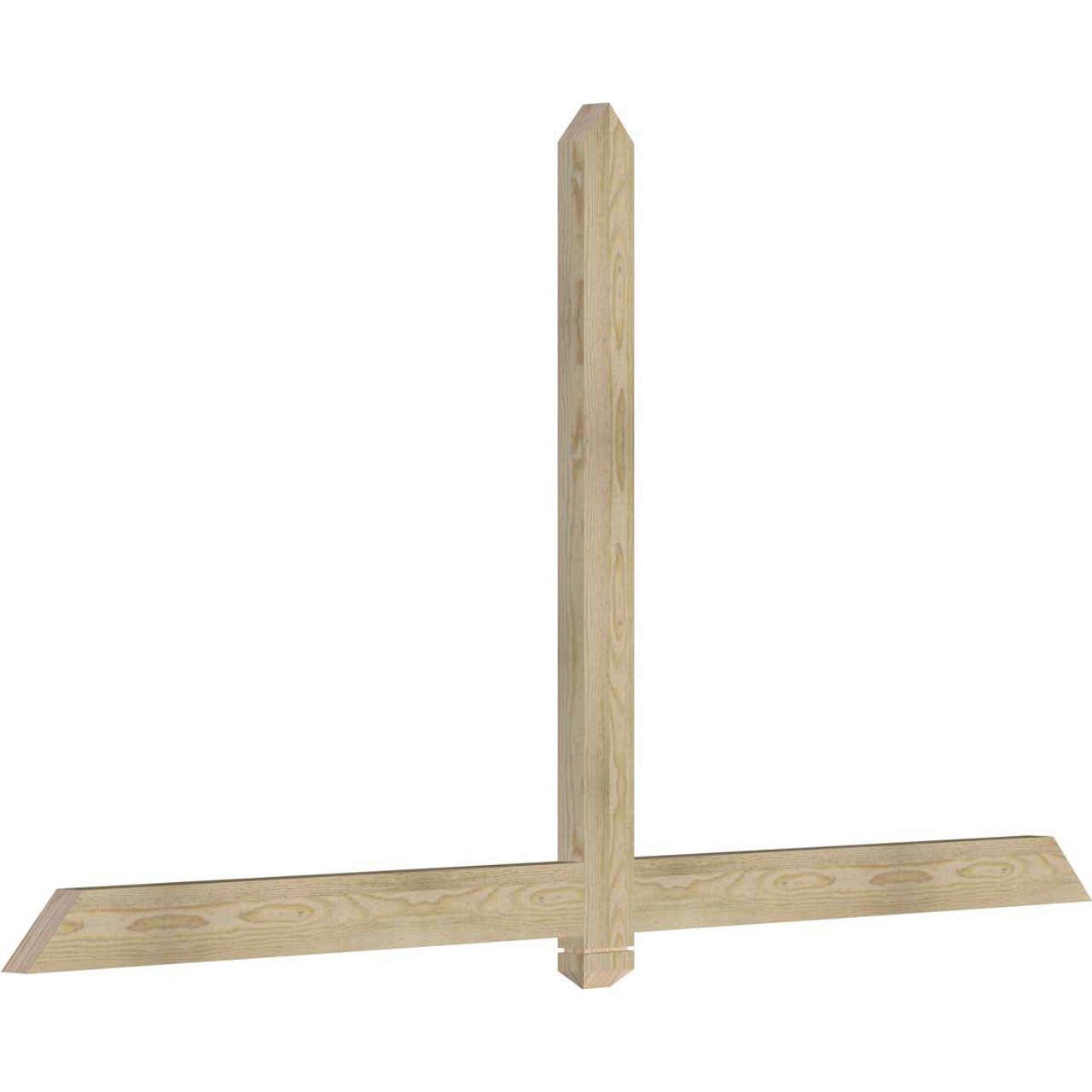 13/12 Pitch Eugene Rough Sawn Timber Gable Bracket GBW084X45X0204EUG00RDF