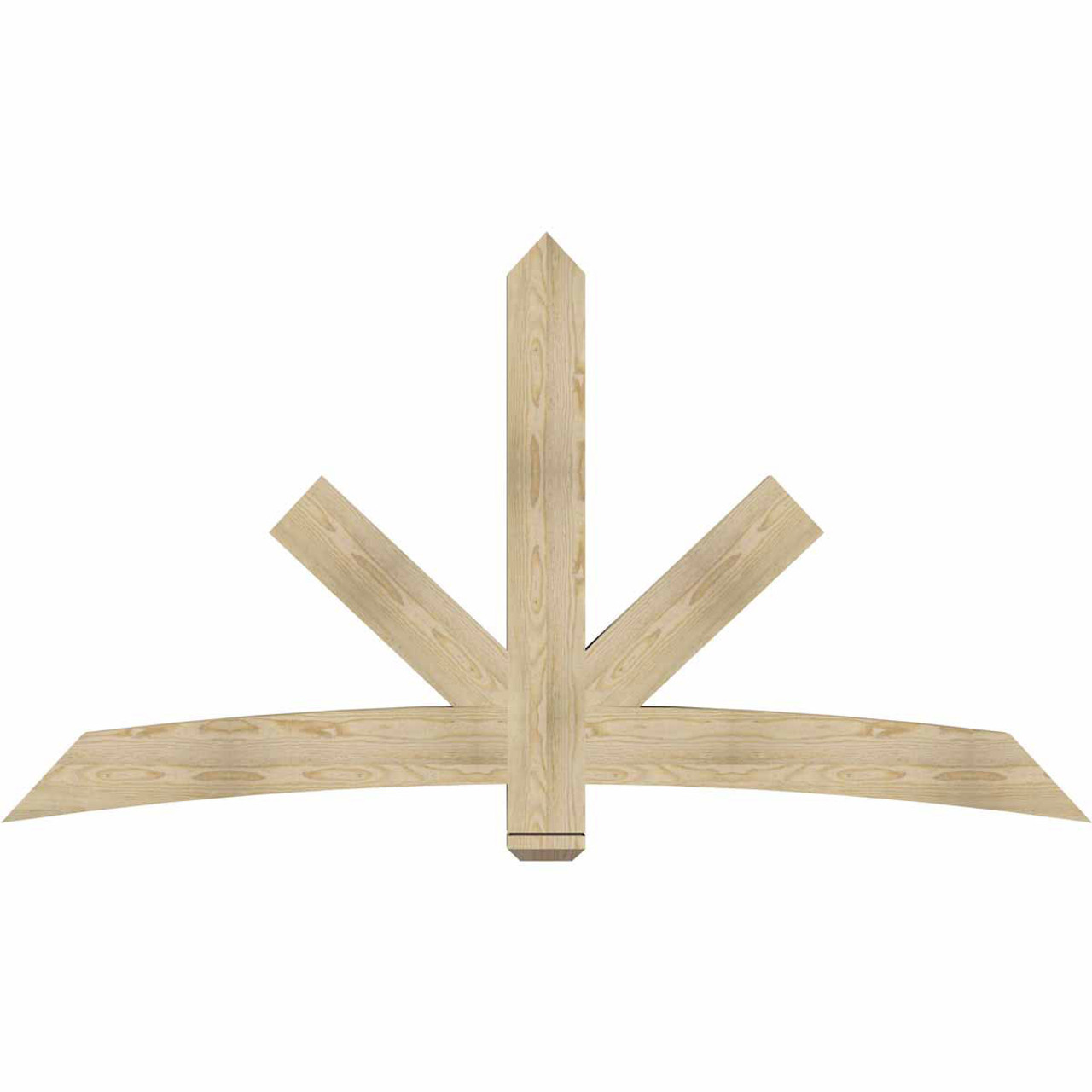 13/12 Pitch Alberta Rough Sawn Timber Gable Bracket GBW084X45X0406ALB00RDF