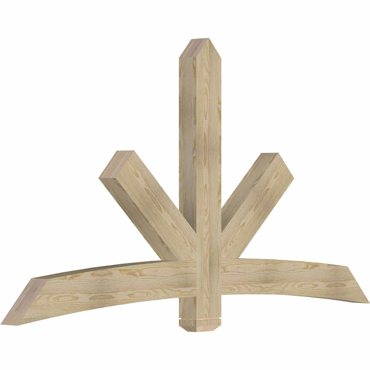 13/12 Pitch Alberta Rough Sawn Timber Gable Bracket GBW084X45X0406ALB00RDF