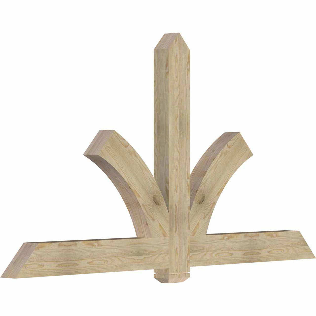 13/12 Pitch Redmond Rough Sawn Timber Gable Bracket GBW084X45X0406RED00RDF