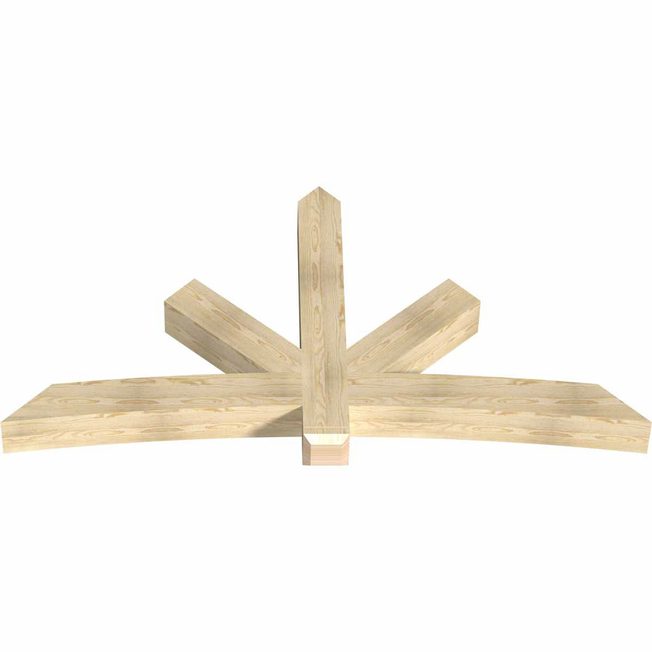 13/12 Pitch Alberta Rough Sawn Timber Gable Bracket GBW084X45X0606ALB00RDF